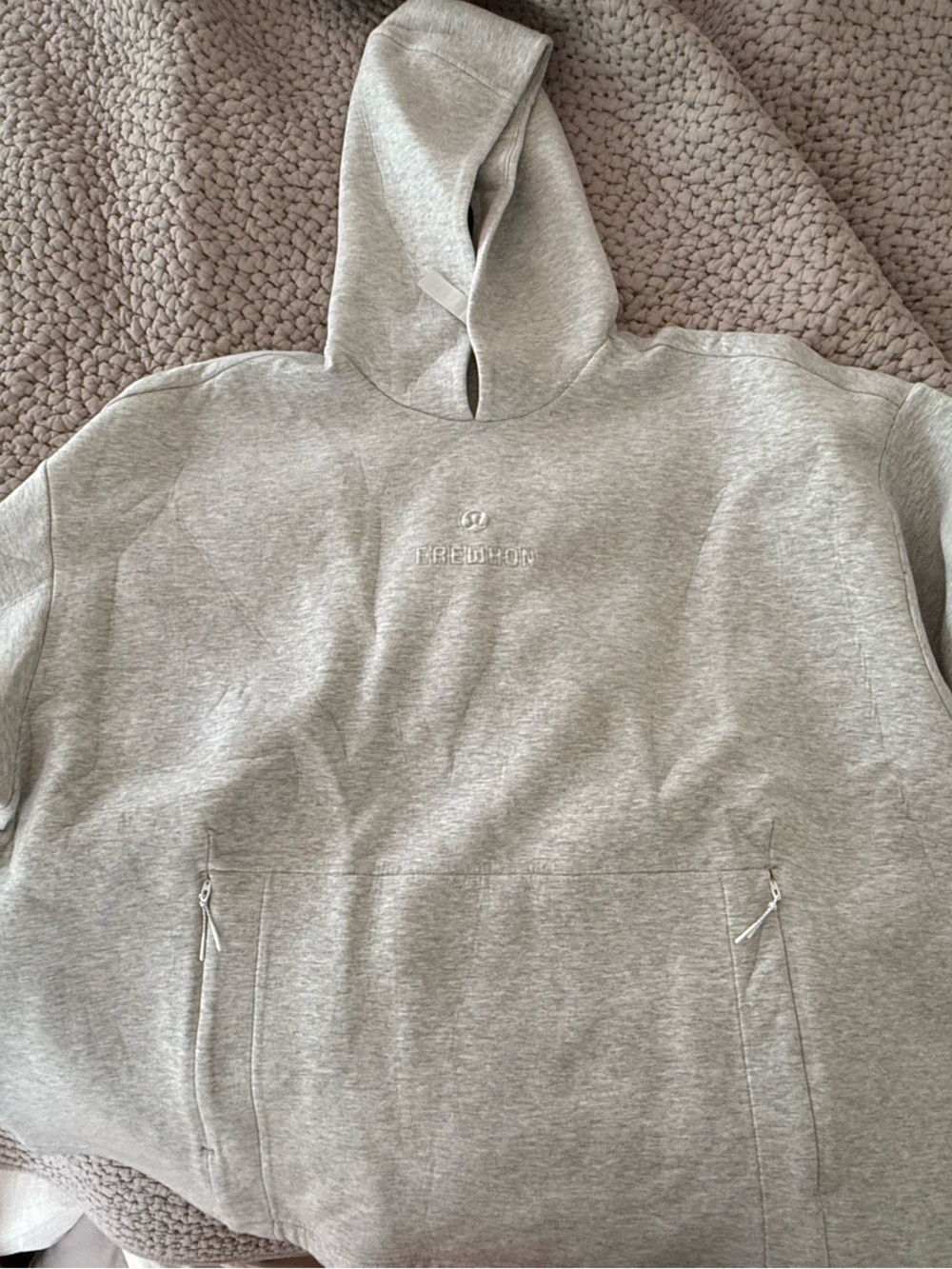 lululemon athletica Erewhon Malibu Gray Hoodie Sweatshirt xl